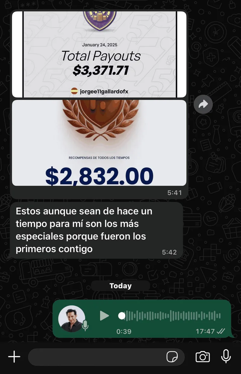 Retiros reunidos por la misma persona.
